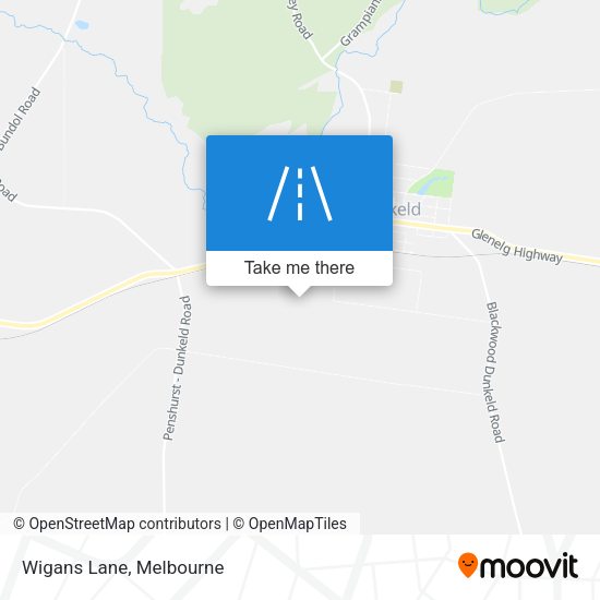 Wigans Lane map