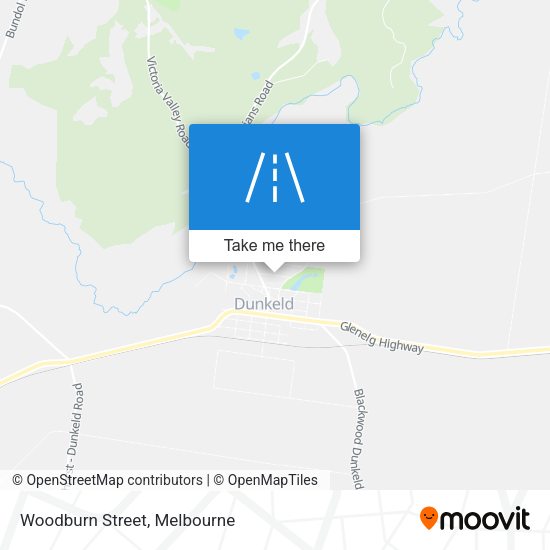 Woodburn Street map