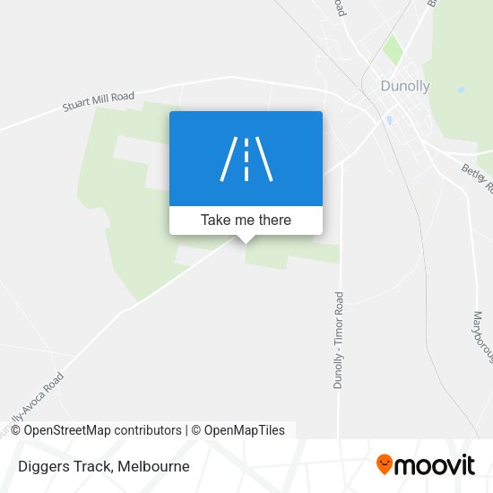 Diggers Track map