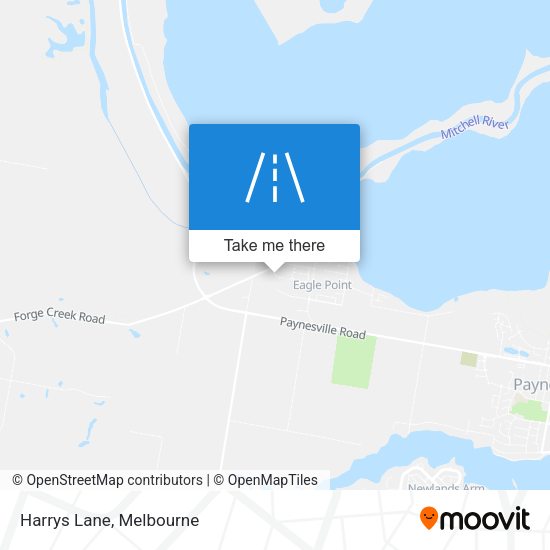 Harrys Lane map