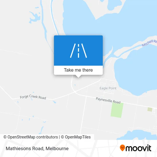 Mapa Mathiesons Road