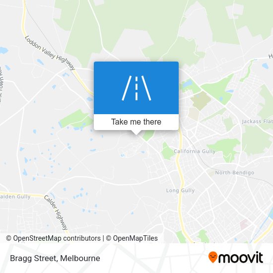 Bragg Street map