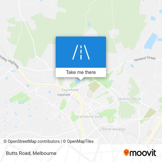 Butts Road map