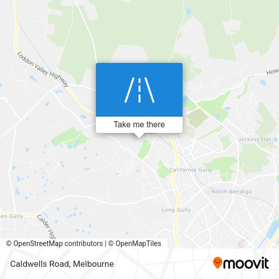 Caldwells Road map