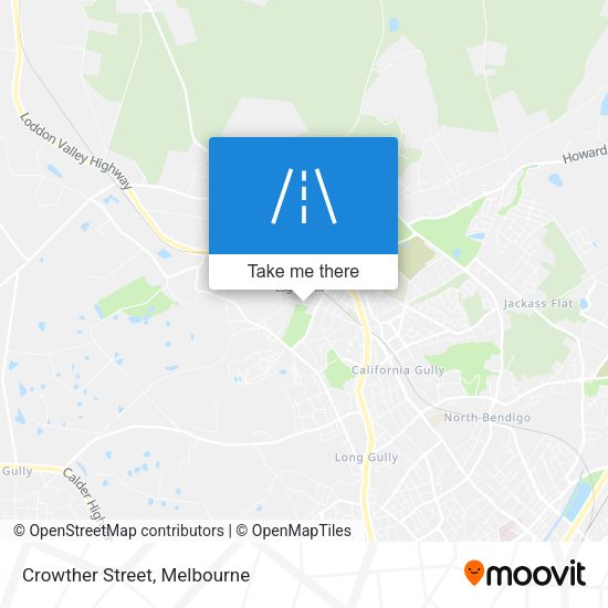 Crowther Street map