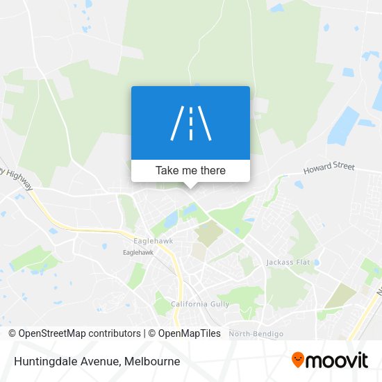 Huntingdale Avenue map