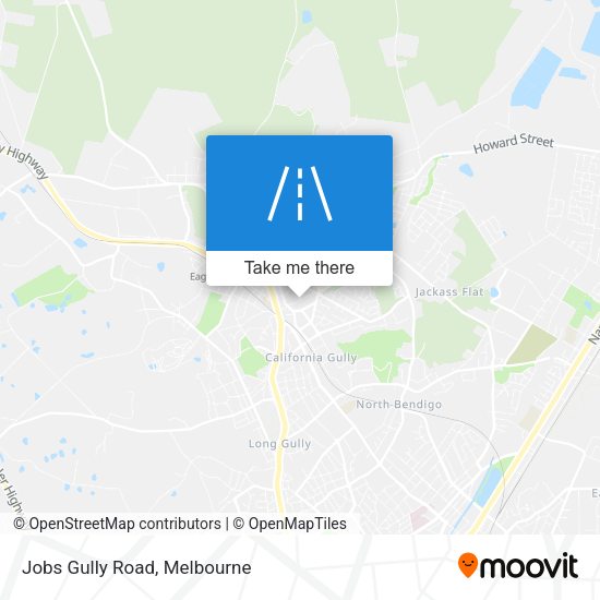 Jobs Gully Road map