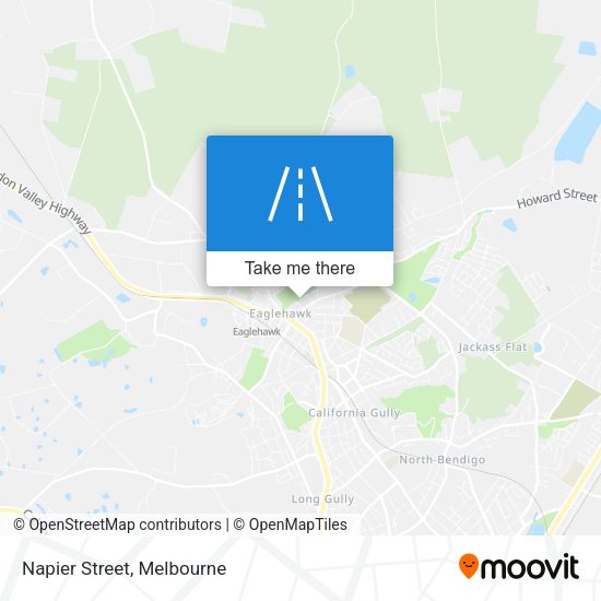 Napier Street map