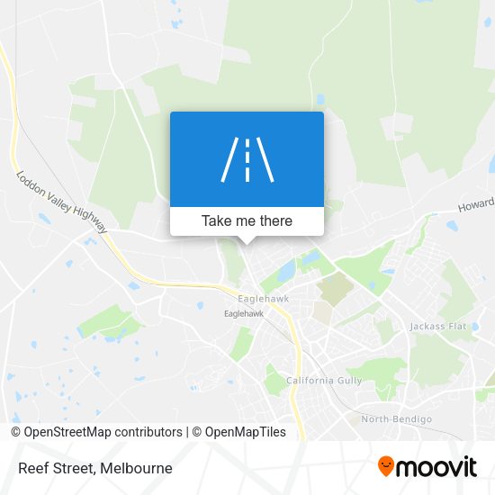 Reef Street map
