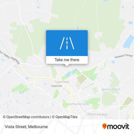 Vista Street map