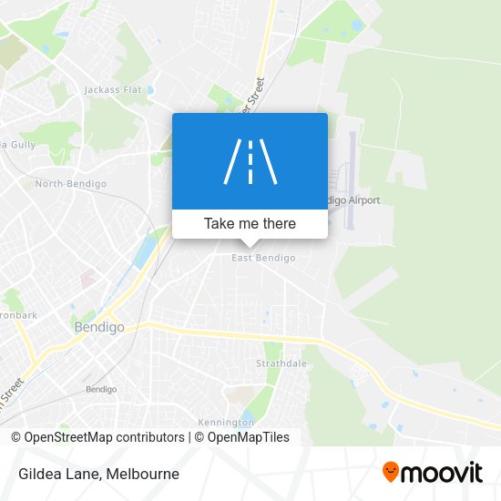 Gildea Lane map