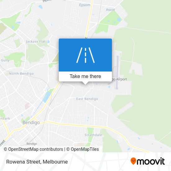 Rowena Street map