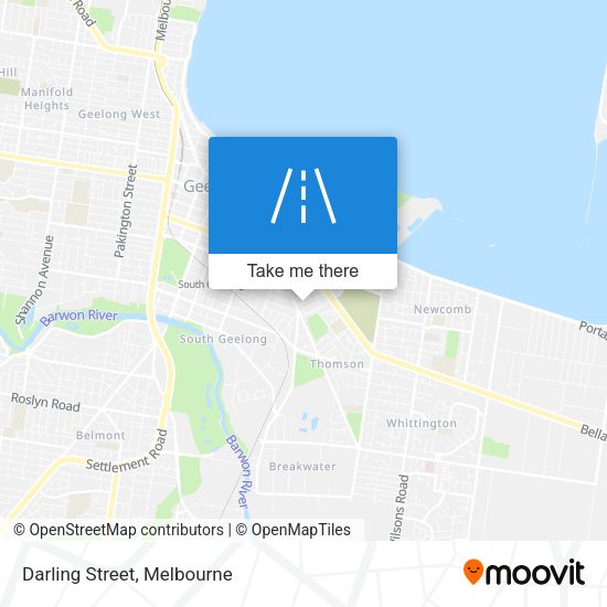 Darling Street map