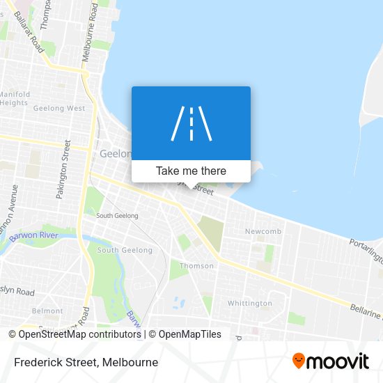 Frederick Street map