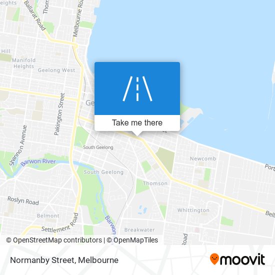 Normanby Street map