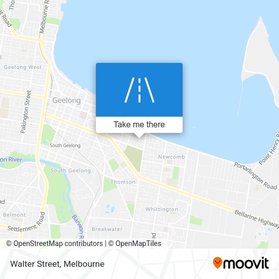 Walter Street map