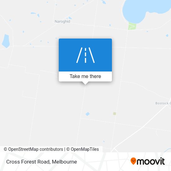 Cross Forest Road map