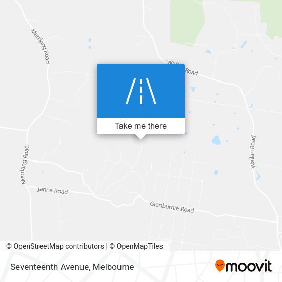 Seventeenth Avenue map