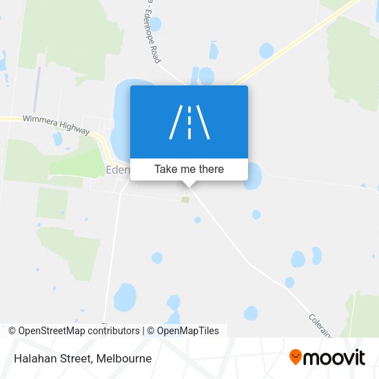 Halahan Street map