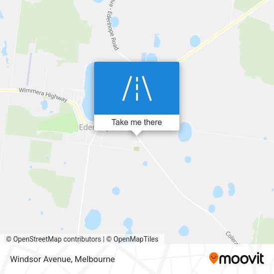 Windsor Avenue map