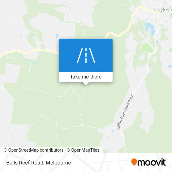 Bells Reef Road map