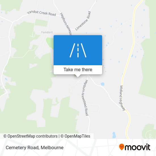Cemetery Road map
