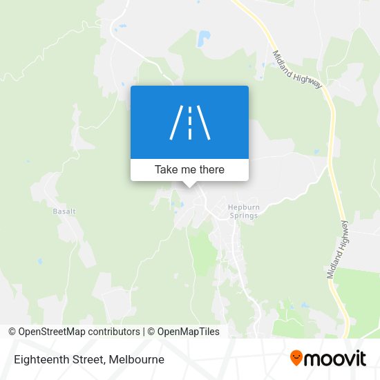Eighteenth Street map