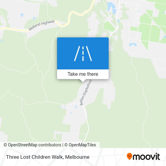 Three Lost Children Walk map