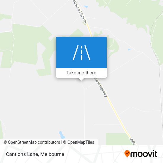 Cantlons Lane map