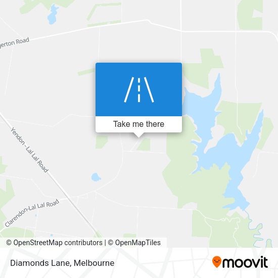 Diamonds Lane map