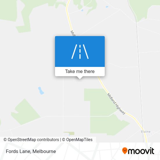 Fords Lane map