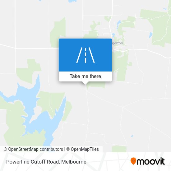 Powerline Cutoff Road map