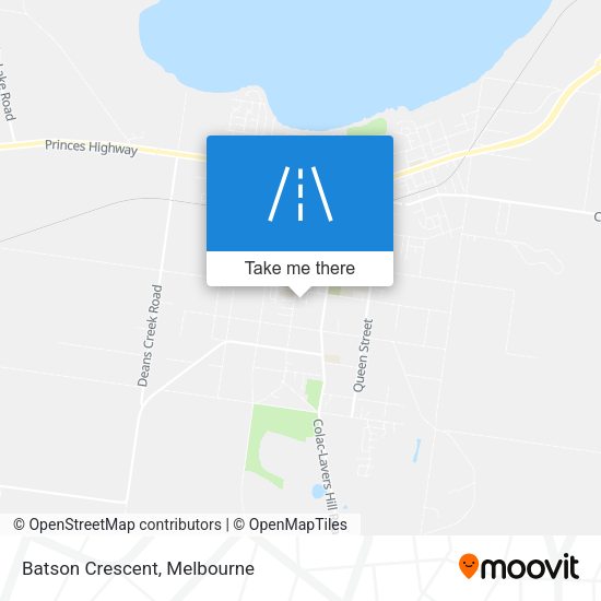Batson Crescent map