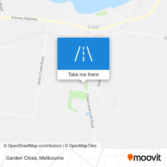 Garden Close map