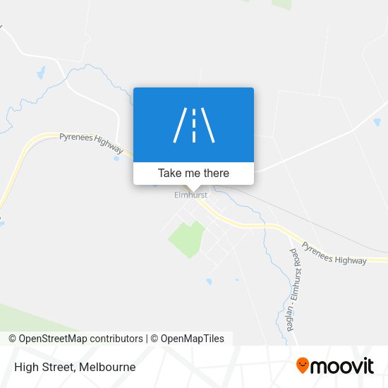 High Street map