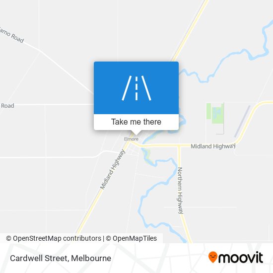 Cardwell Street map