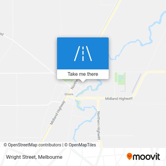 Wright Street map