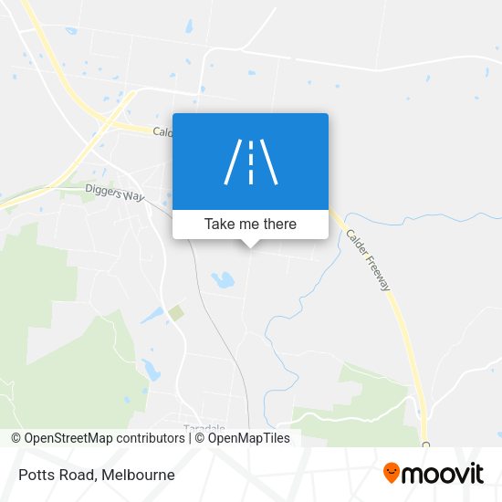 Potts Road map