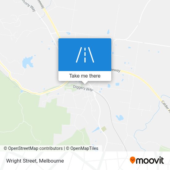 Wright Street map