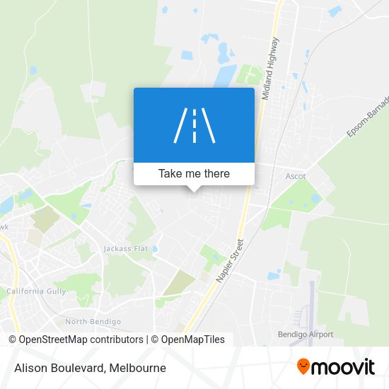Alison Boulevard map