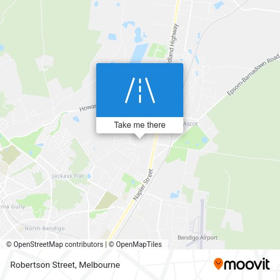 Robertson Street map