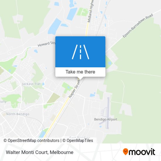 Walter Monti Court map