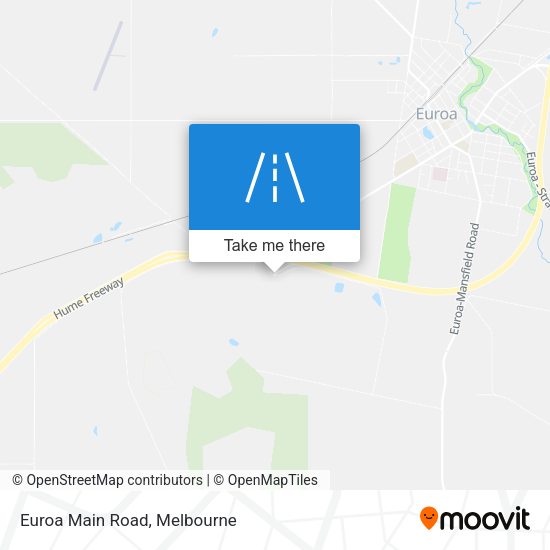Euroa Main Road map