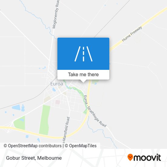 Gobur Street map