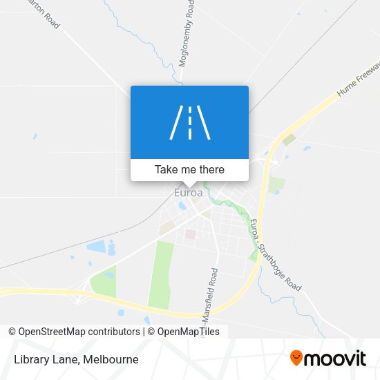 Library Lane map
