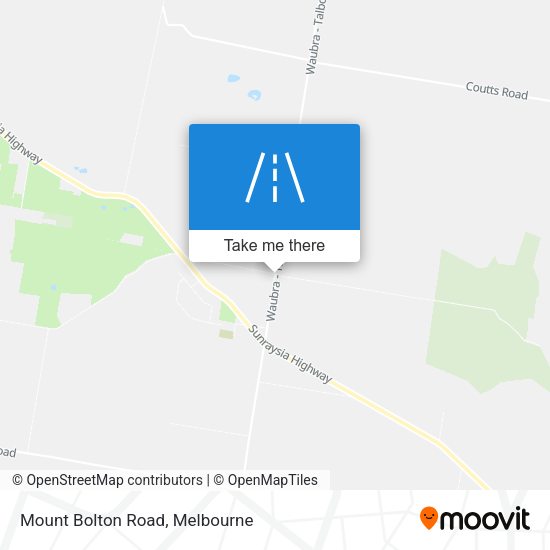 Mount Bolton Road map