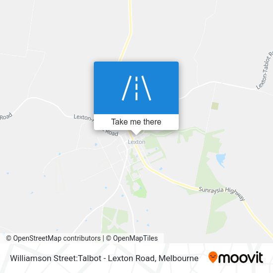 Williamson Street:Talbot - Lexton Road map