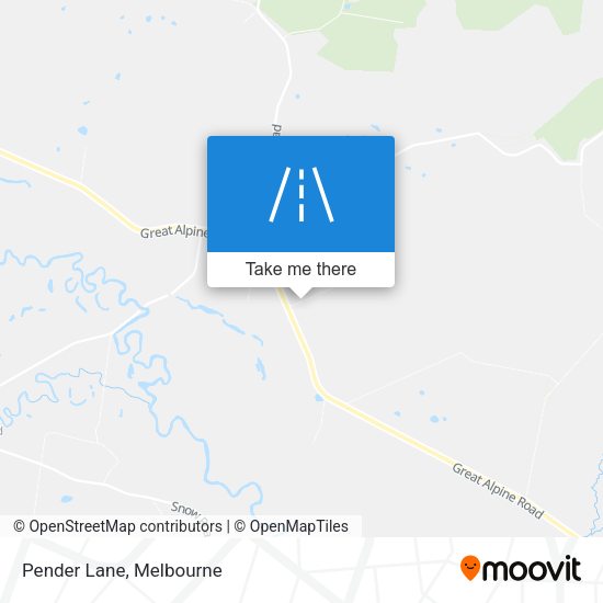Pender Lane map