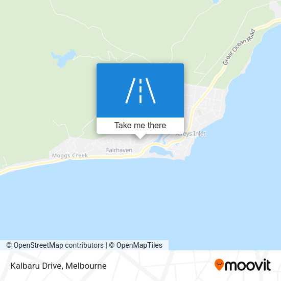 Kalbaru Drive map
