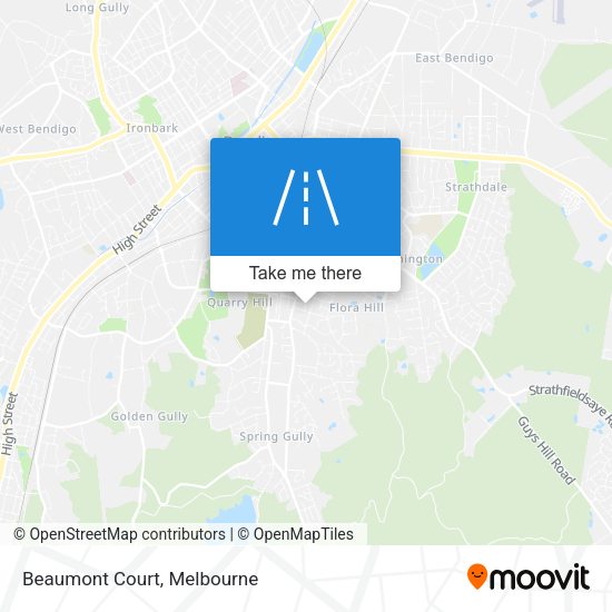 Beaumont Court map